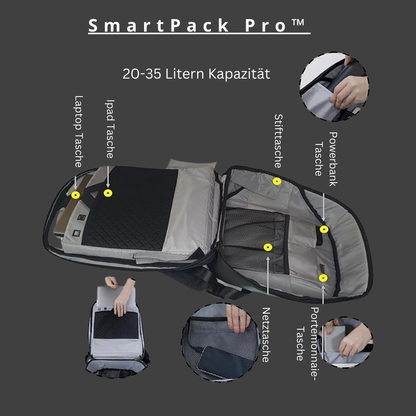 SmartPack Pro™ - Smarter LED-Rucksack