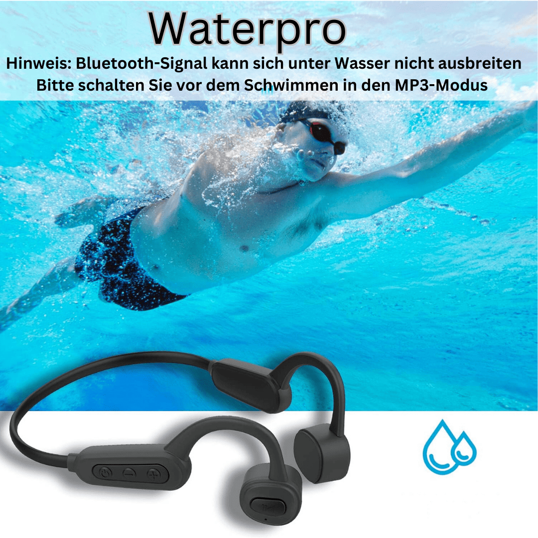 Waterpro - Wasserdichte Schwimm-MP3-Kopfhörer