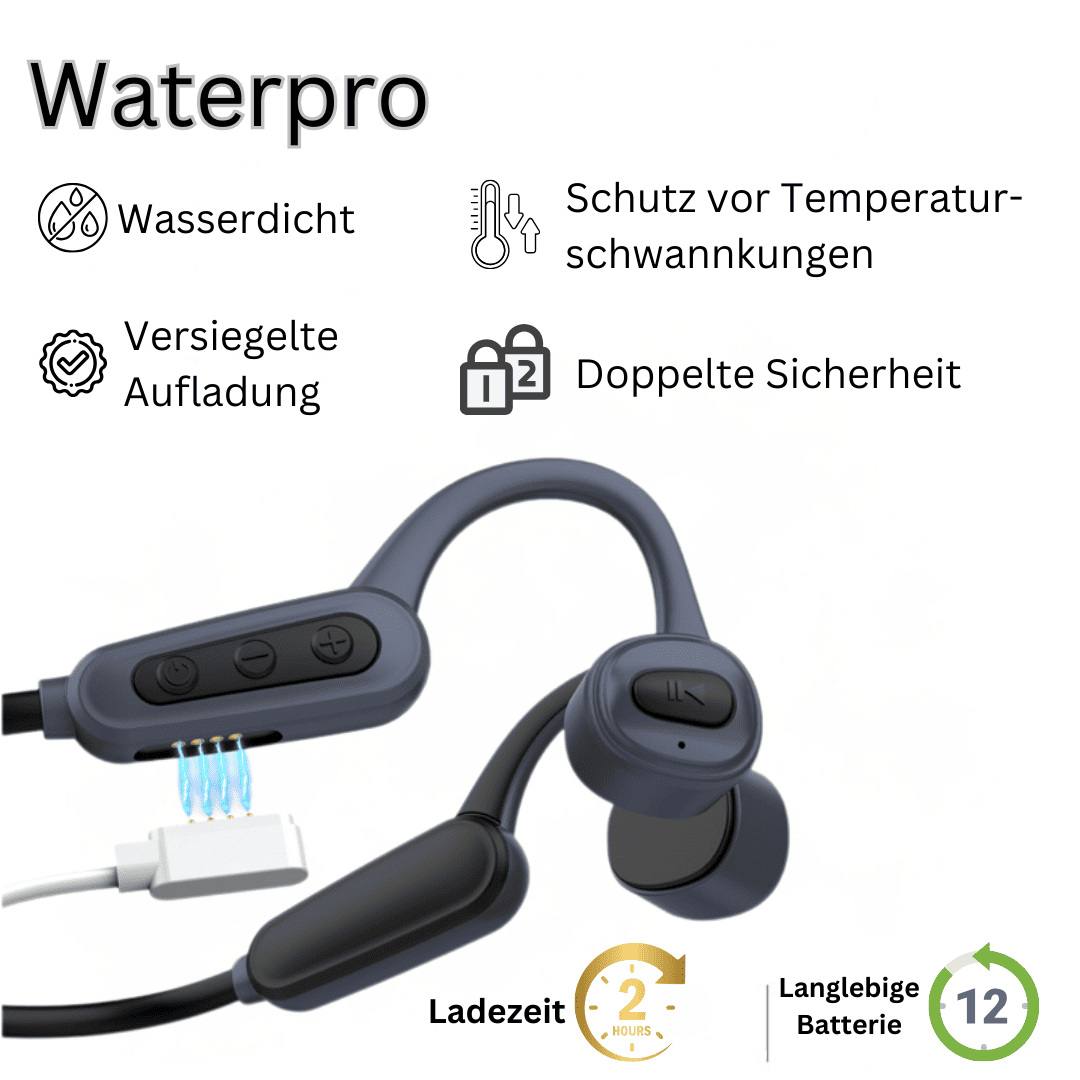 Waterpro - Wasserdichte Schwimm-MP3-Kopfhörer